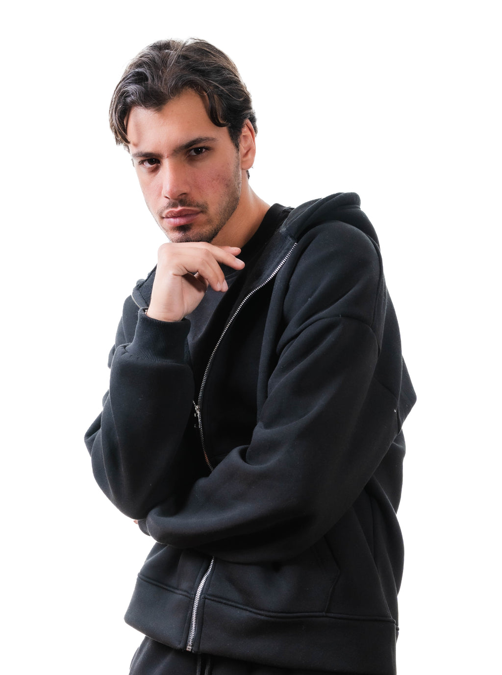 Oversized Zip-Up Hoodie