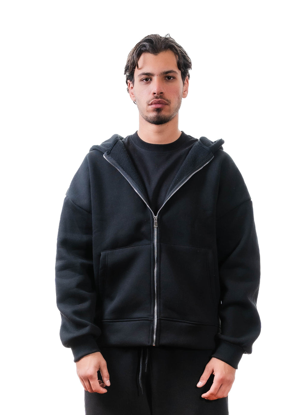 Oversized Zip-Up Hoodie