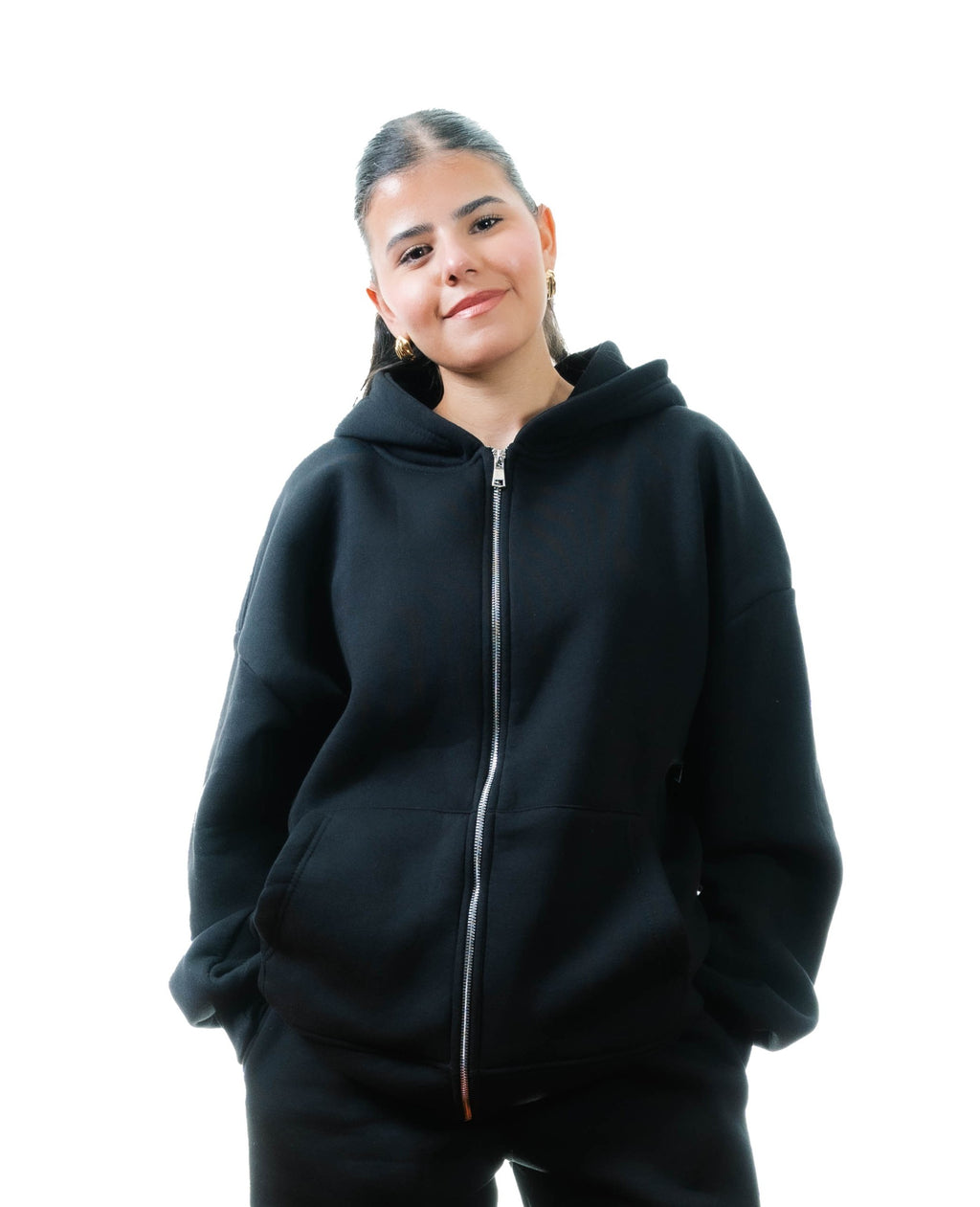 Oversized Zip-Up Hoodie