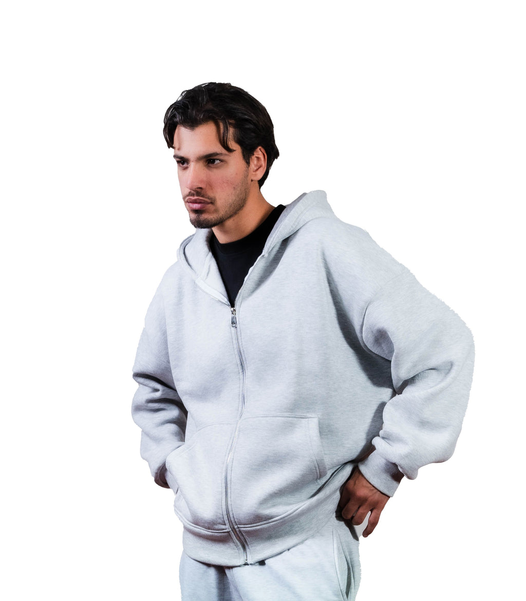 Oversized Zip-Up Hoodie